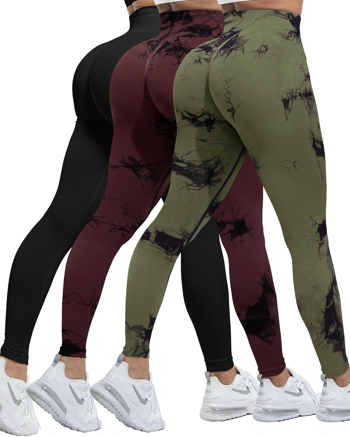CHRLEISURE Workout Leggings Sets for Women with Butt Lifting