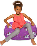 Posh Creations Bean Bag Chair for Kids Teens and Adults - Medium 27in