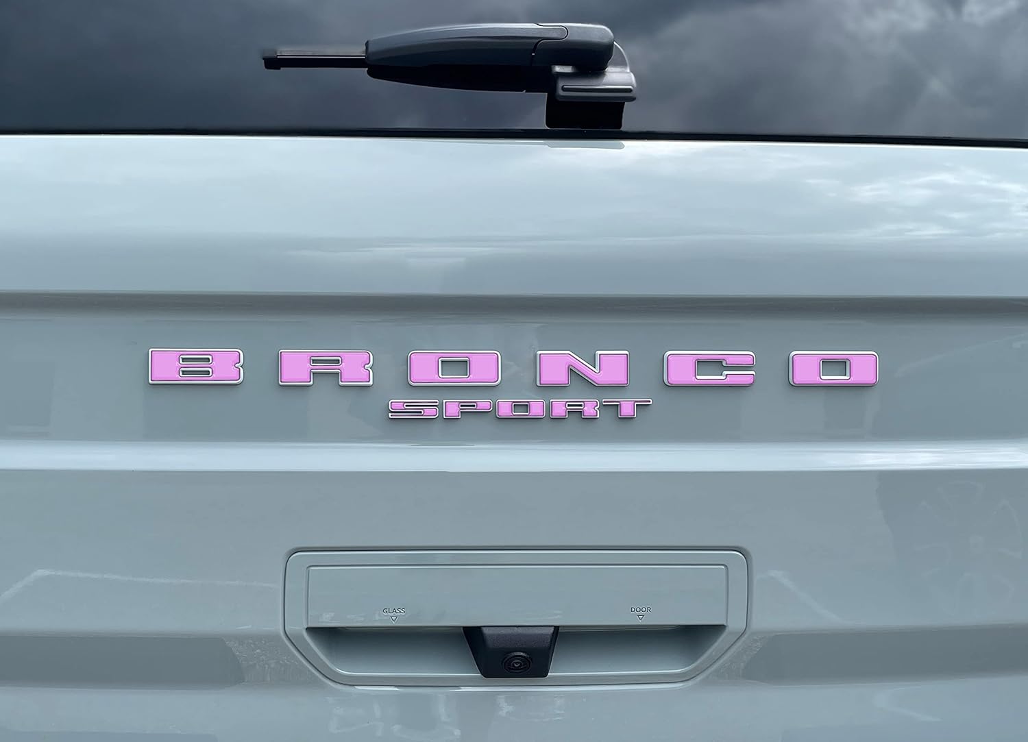 Rear Liftgate Letter Overlays for 2021-2026 Bronco Sport