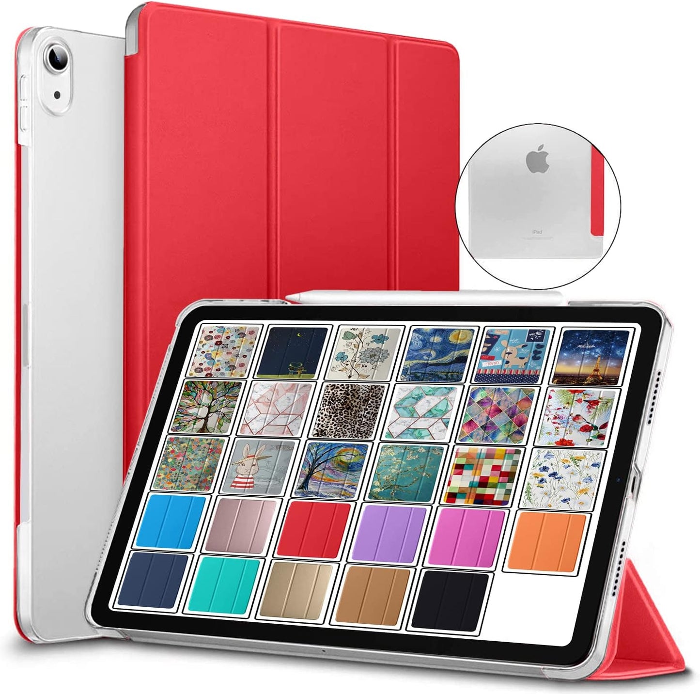 DuraSafe iPad Pro 12.9 Case - Ultra Slim Protection in Scarlet
