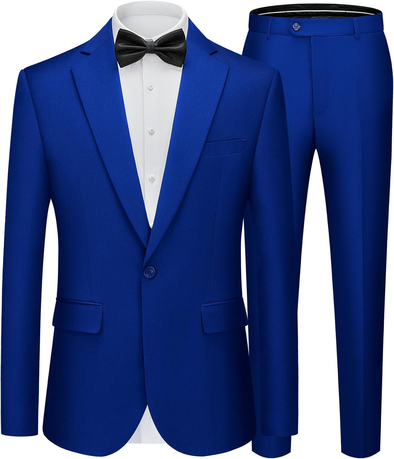 WEEN CHARM Men's Slim Fit 2 Piece Suit for Weddings and Prom