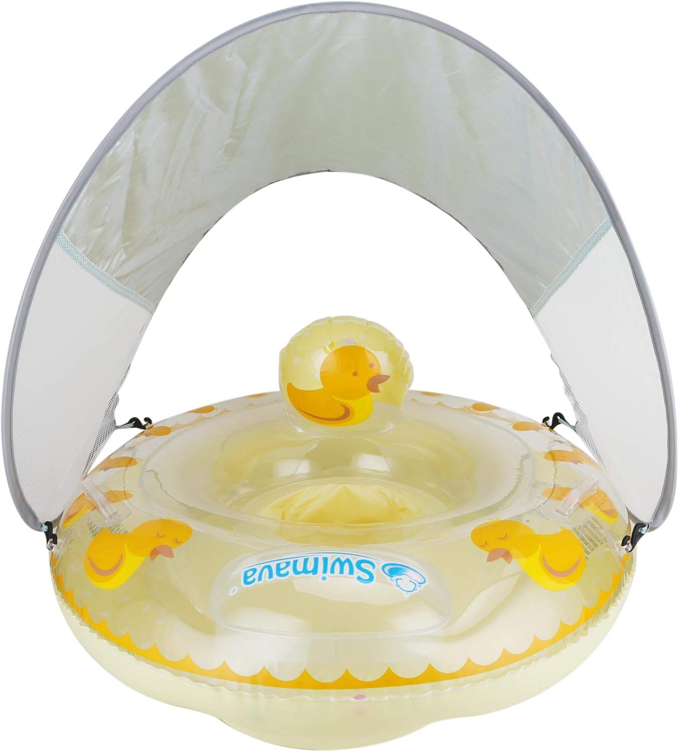 Inflatable Baby Swim Float with Canopy - Swim Training Aid