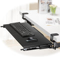 Keyboard Tray Under Desk Wrist-Friendly Slide Out Tray - Stable C