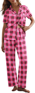Ekouaer Women Pajamas Set with Long Pants - Soft Breathable PJs