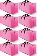 Extra Large Moving Bags 8 Pack - Heavy Duty Storage Totes for Moving