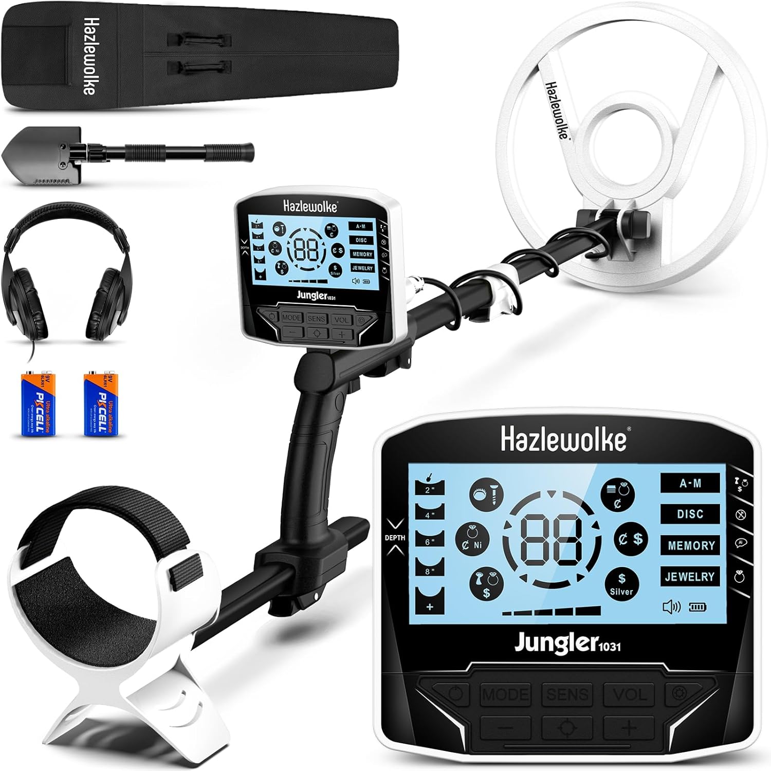 Professional Metal Detector for Adults with Waterproof Coil