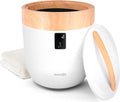 Towel Warmer Bucket for Bathroom & Spa - Spacious Natural Finish