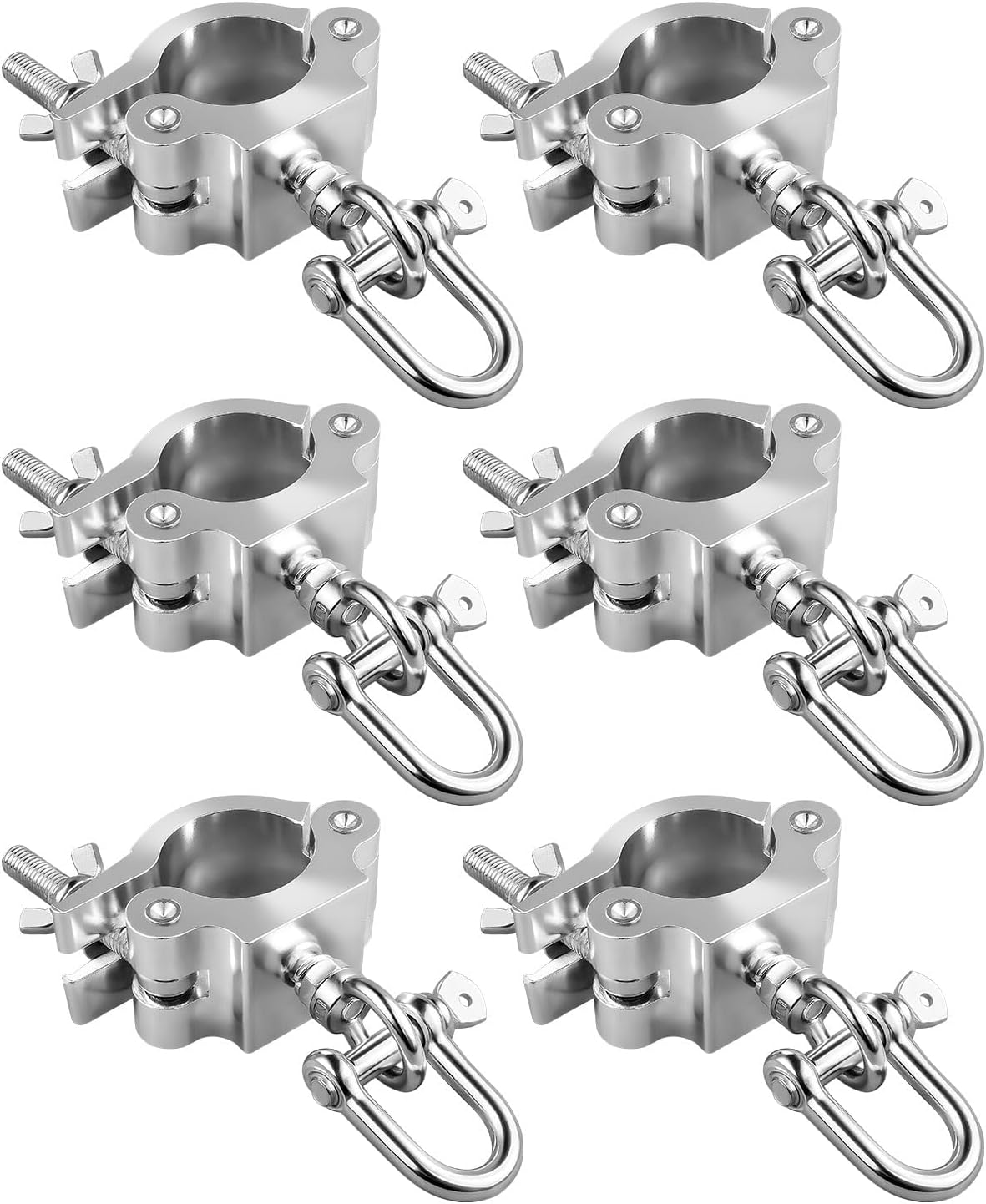 6 Pcs Stage Truss Clamp for LED Video Wall Display Mounting
