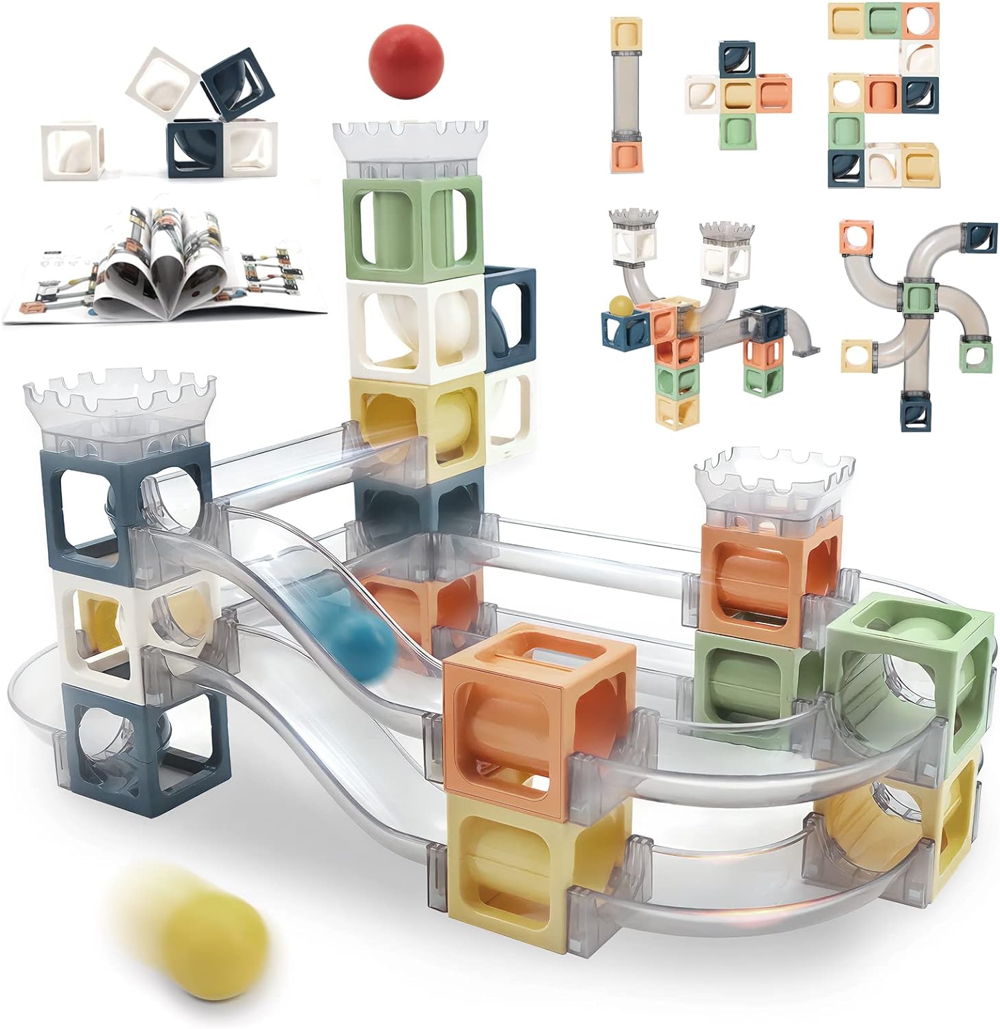 Keefun Magnetic Marble Run Set - STEM Fun!