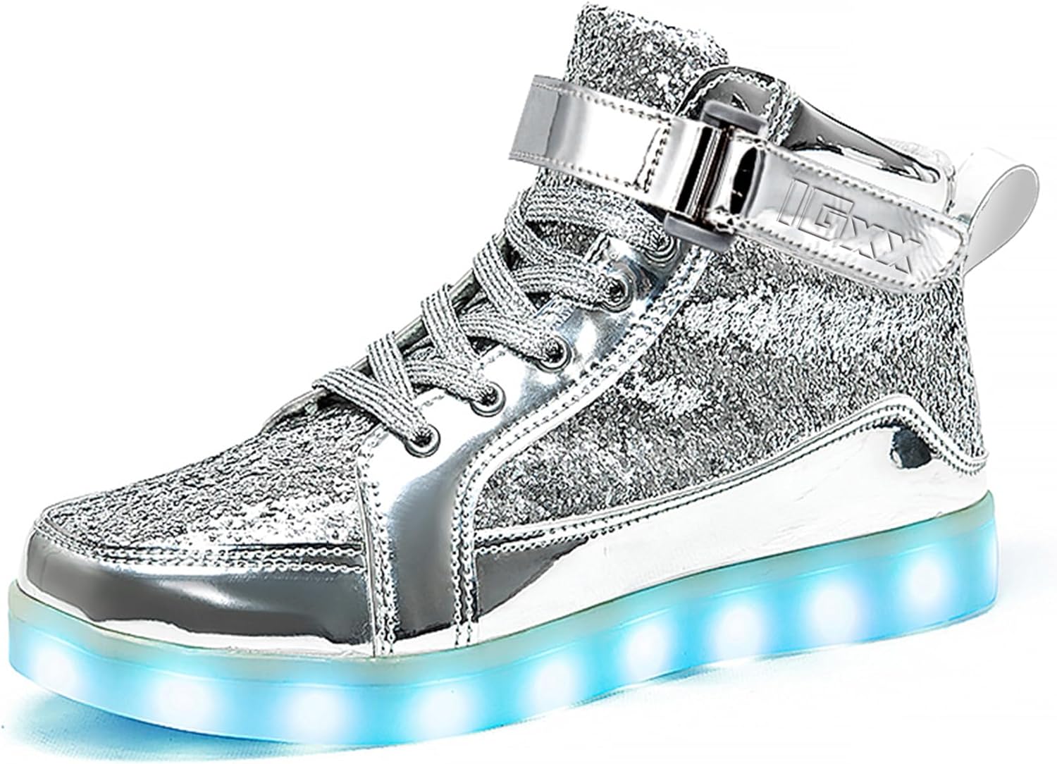 LED Light Up Shoes for Men Women Kids - USB Rechargeable High Tops