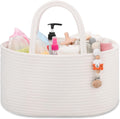 COMSE Baby Diaper Caddy Organizer - Portable Cotton Diaper Storage