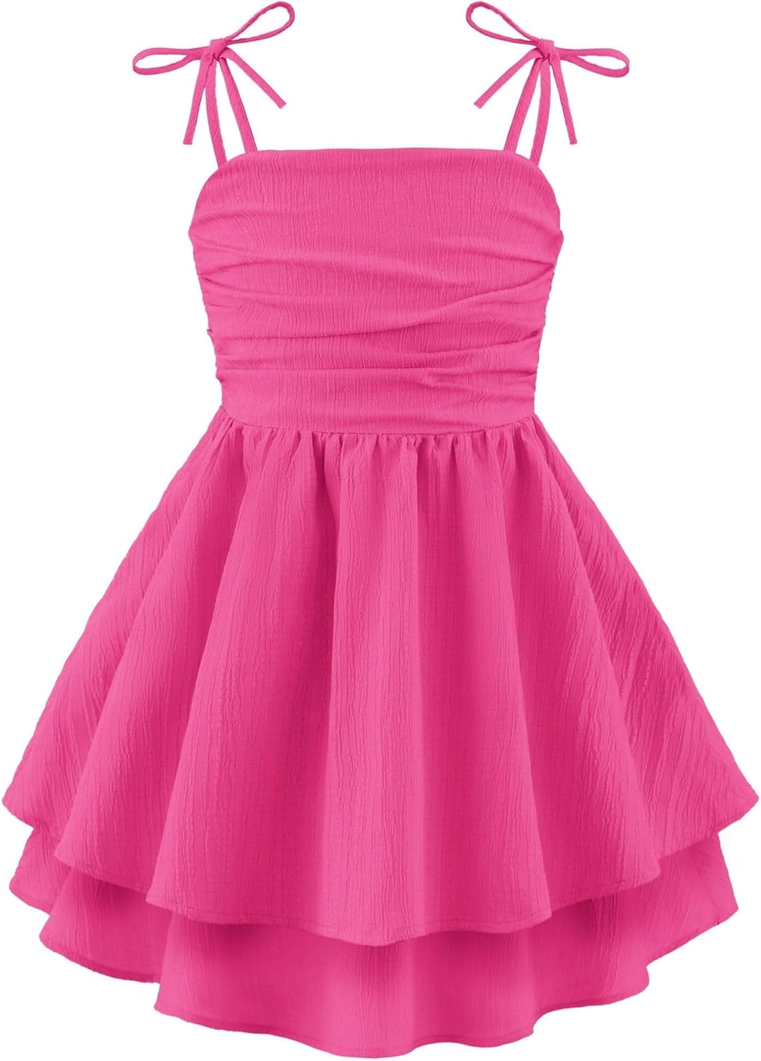 Arshiner Girls Summer Spaghetti Strap Dresses for Beach Fun