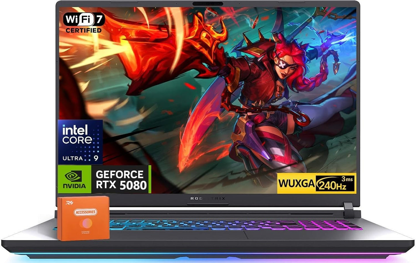 ASUS ROG Strix G18 Gaming Laptop with RTX 5080 and 18in Display