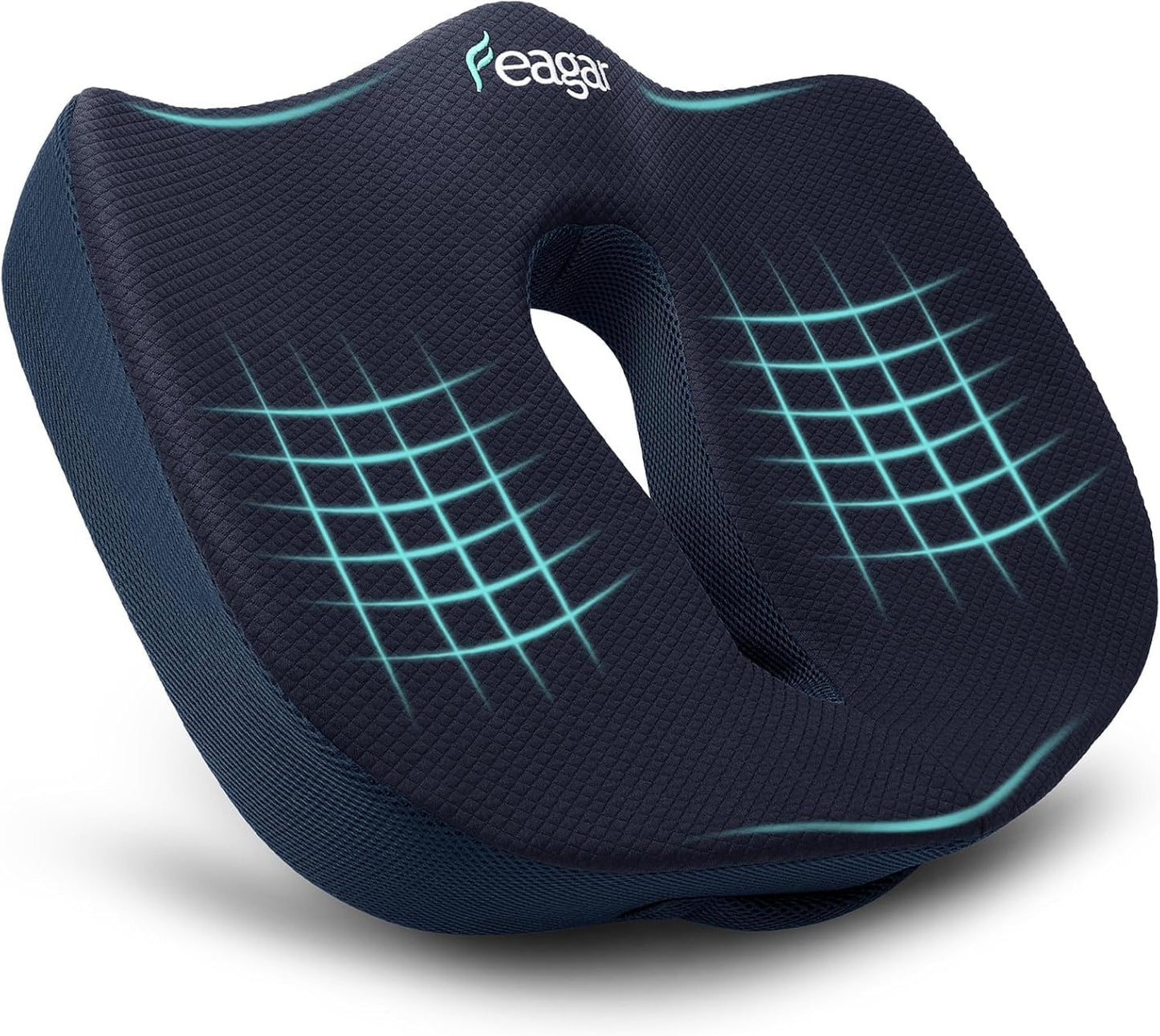 Feagar Extra Large Memory Foam Seat Cushion for Pain Relief