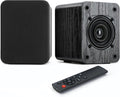 Saiyin Powered Bluetooth Bookshelf Speakers - Compact 40W Stereo Sound