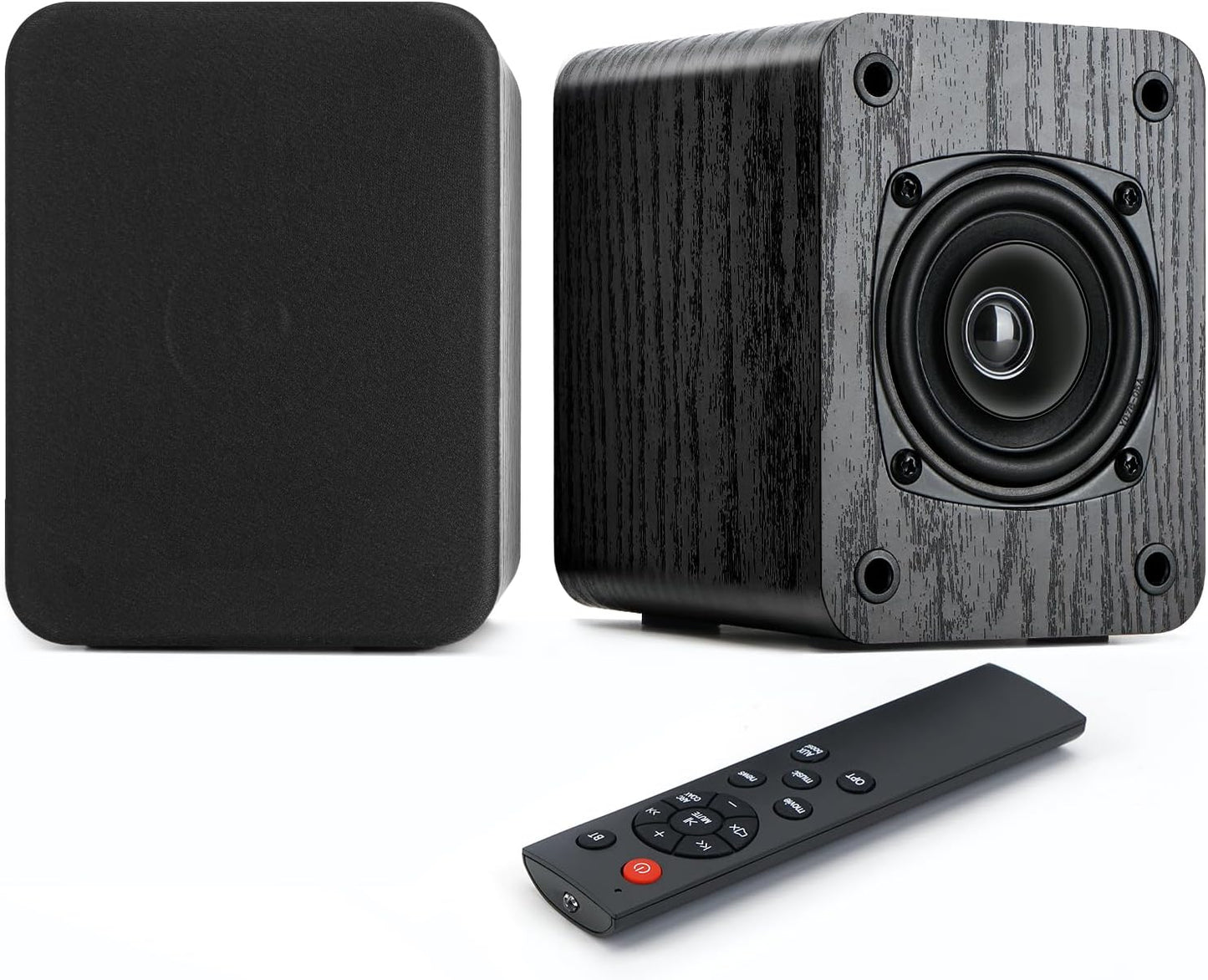 Saiyin 40W Bluetooth Bookshelf Speakers - Full Range Powerful Sound