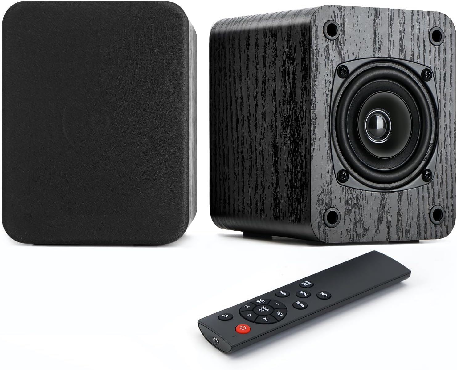 Saiyin 40W Bluetooth Bookshelf Speakers - Full Range Powerful Sound
