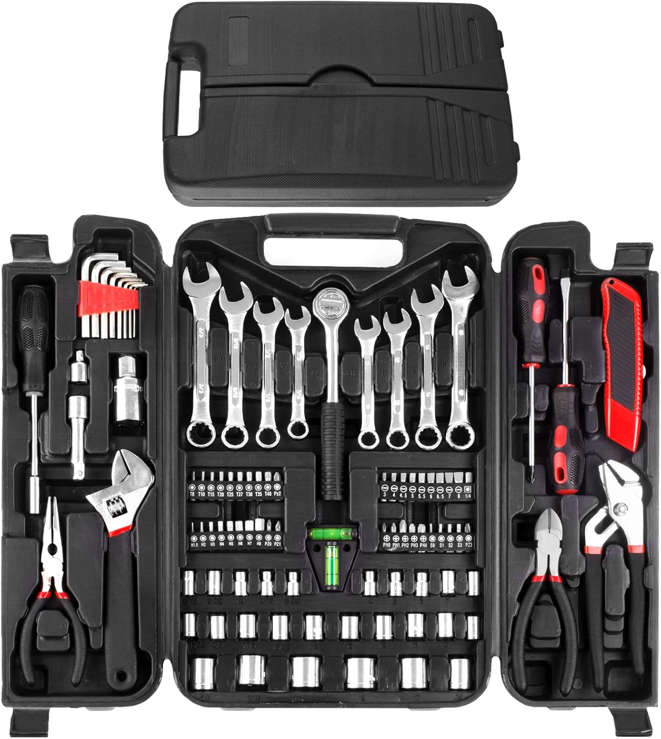 TLGREEN 95 Piece Tool Set for Home Repairs and DIY Projects