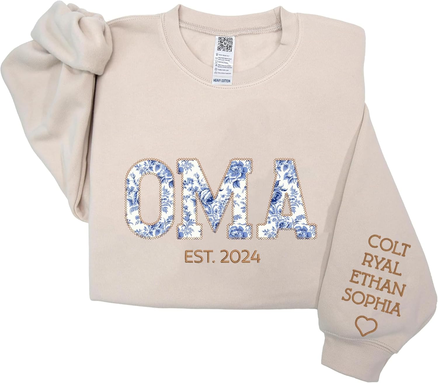 Personalized Grandma Sweatshirt: Cherish Family Moments