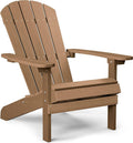Adirondack Chair Weather Resistant HIPS Plastic - Teak