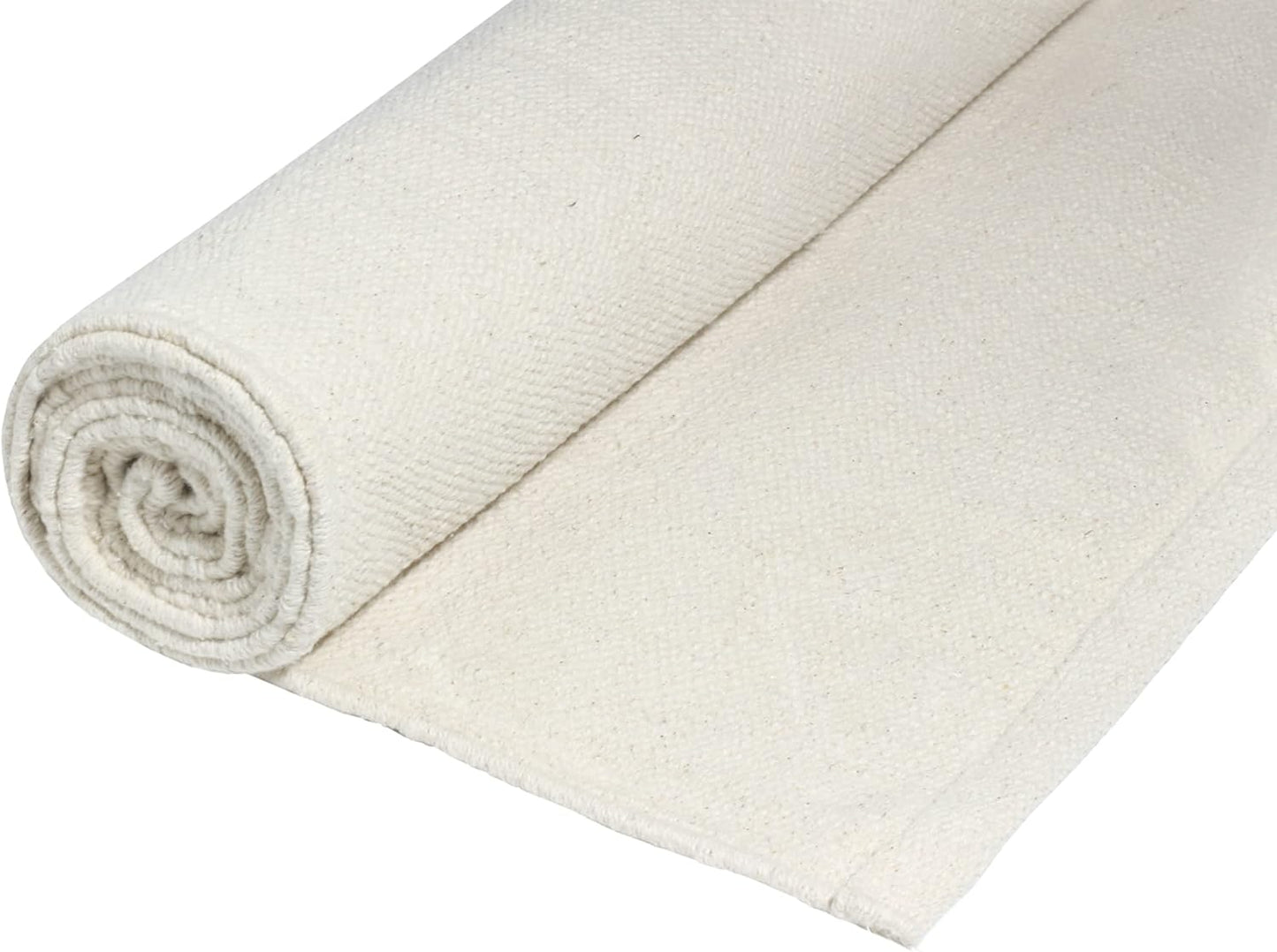 Organic Cotton Yoga Mat - Chemical-free, Woven, Absorbent - 78 x 27 - Live Well