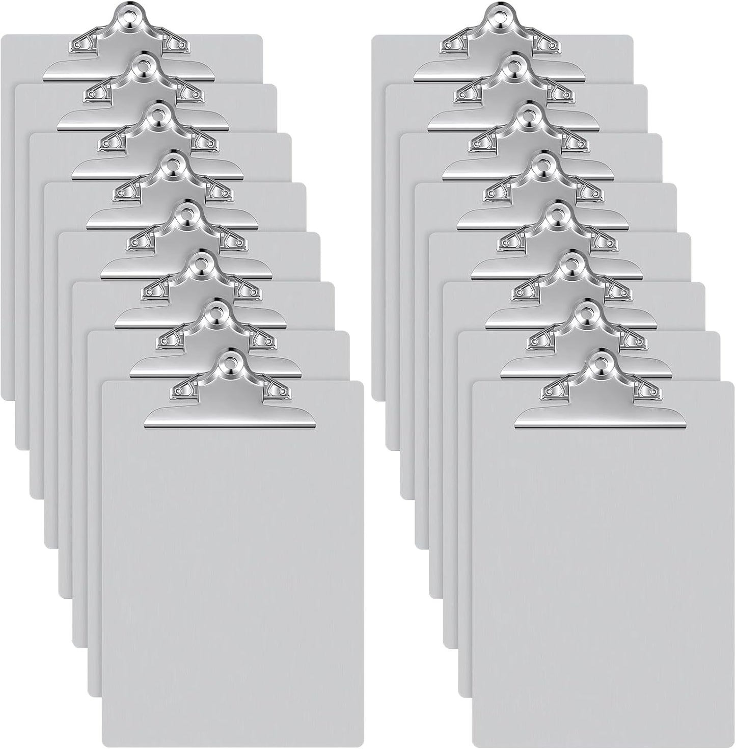 16 Pcs Heavy Duty Aluminum Clipboards for Office and School Use