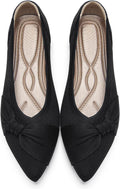Pointed Toe Flats for Women Ballet Flats Comfortable Knit Lightweight
