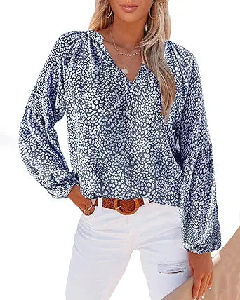 BTFBM Women Casual Boho Floral Blouse for Spring Summer Wear