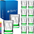 Personalized Glasses Set of 10 with Custom Engraving for Gifts