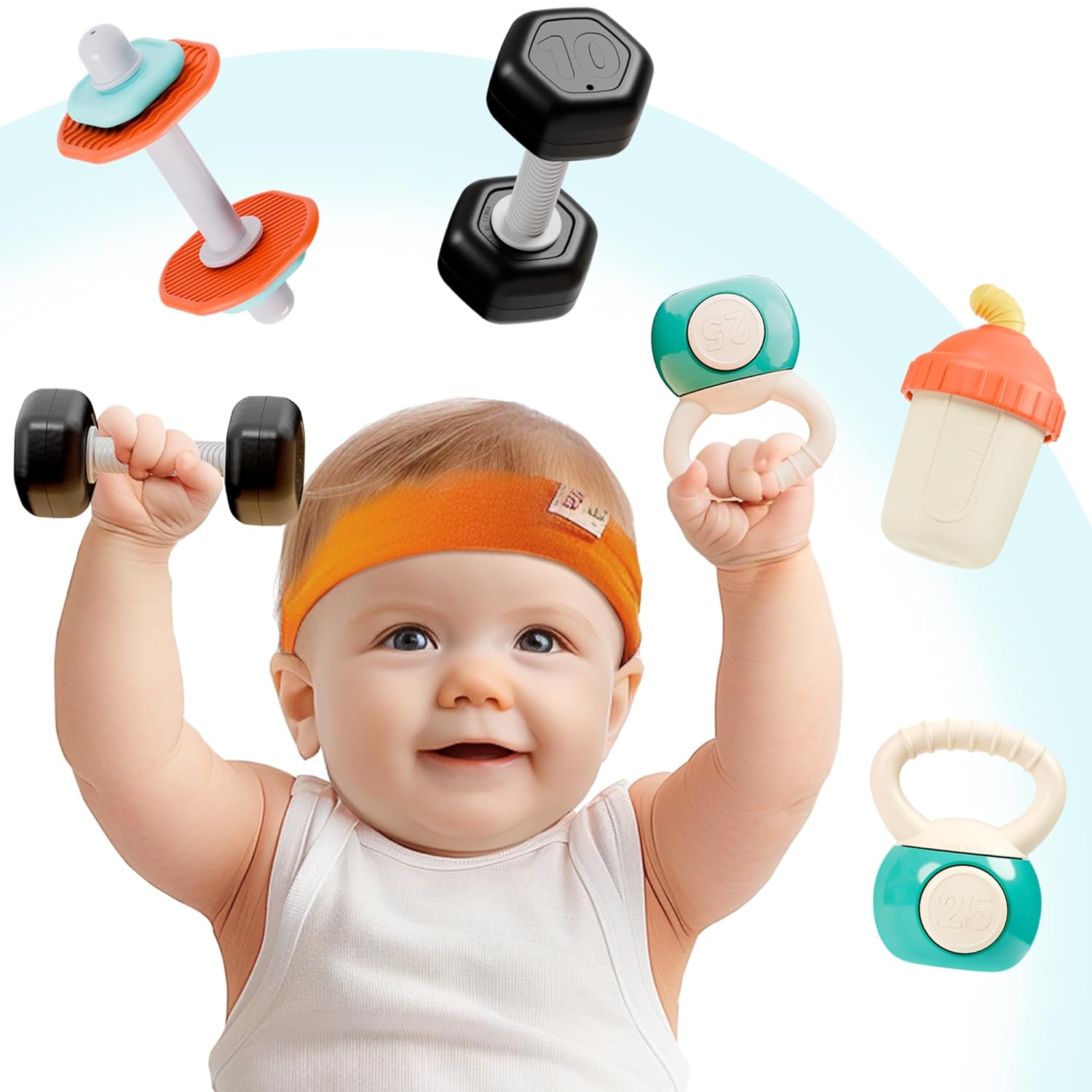 Baby Gym Rattle Set - Developmental Sensory Toy