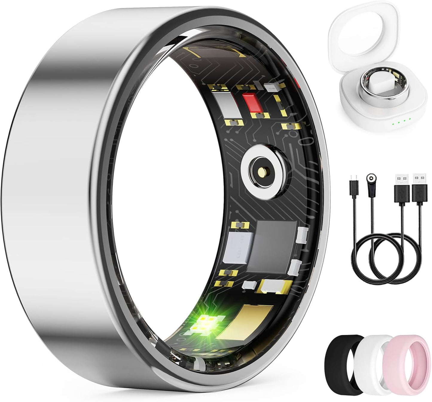 Smart Ring for Health Monitoring with Heart Rate & Sleep Tracking