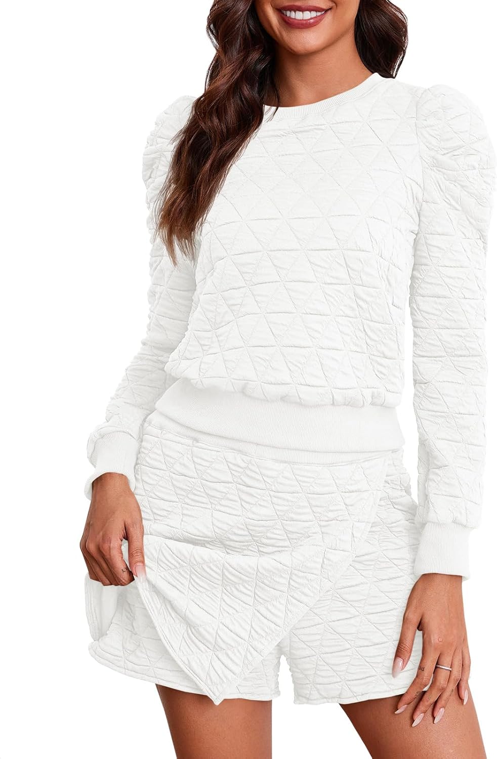 Fisoew Women's 2 Piece Lounge Wear Set for Cozy Comfort