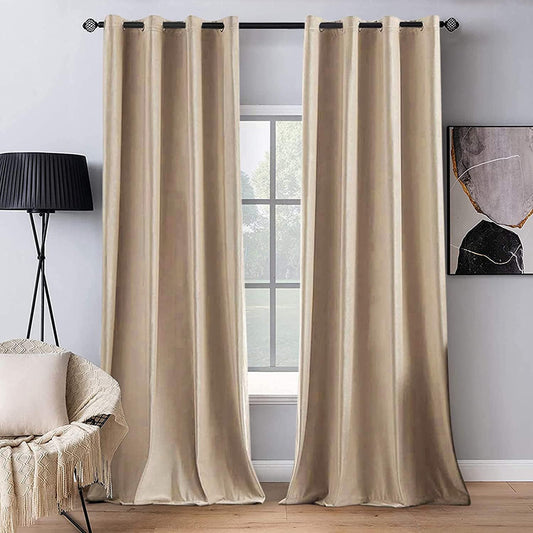 MIULEE Blackout Velvet Curtains for Elegant Room Darkening