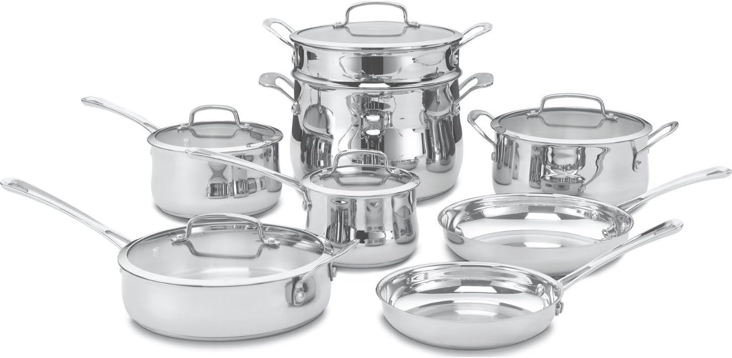 Cuisinart Contour Stainless 13-Piece Cookware Set Review