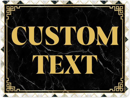 Custom Street Sign with 11 Font Colors and 22 Sizes Available