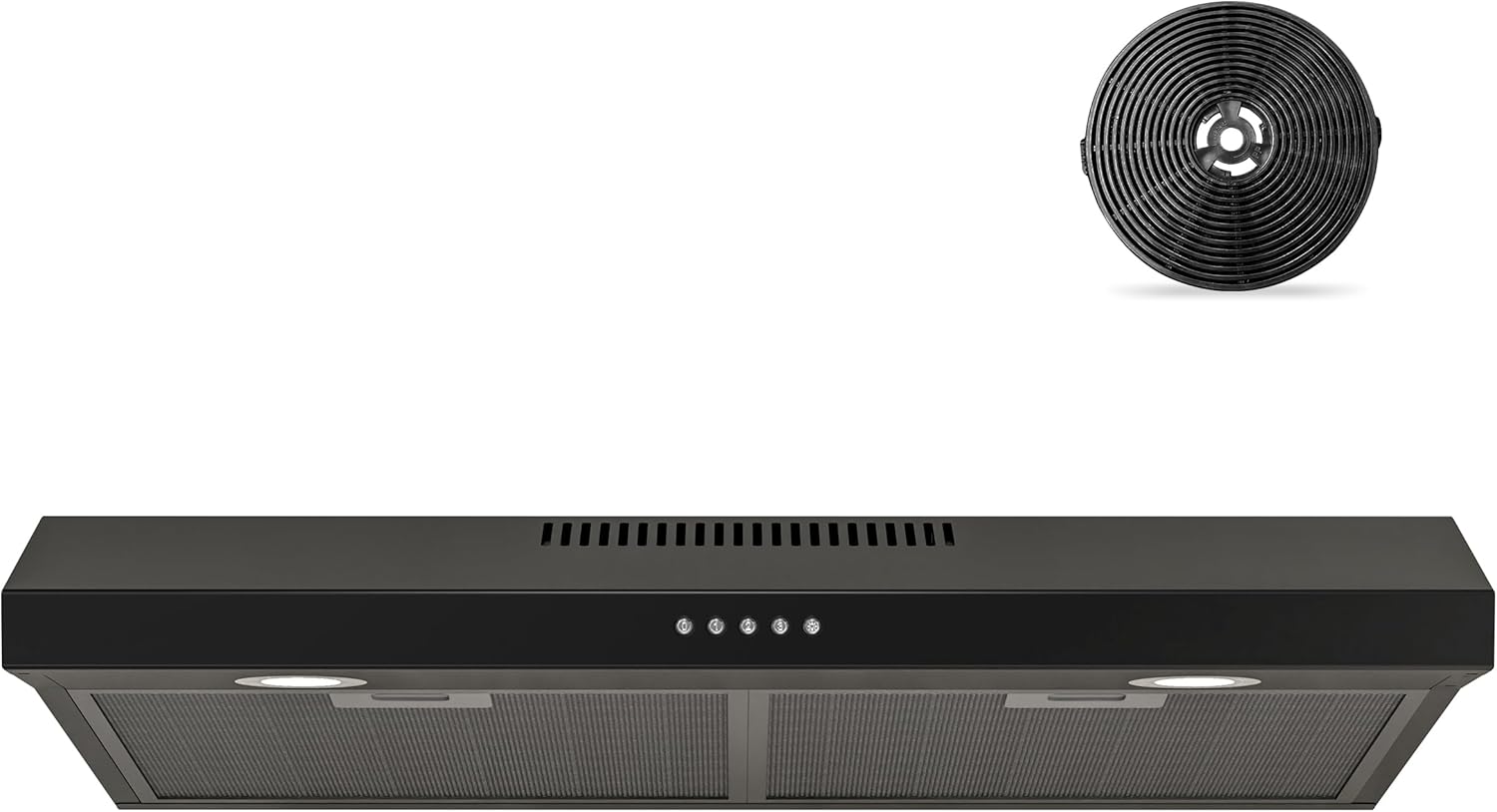 FIREGAS 30 Inch Under Cabinet Range Hood with Powerful 300 CFM