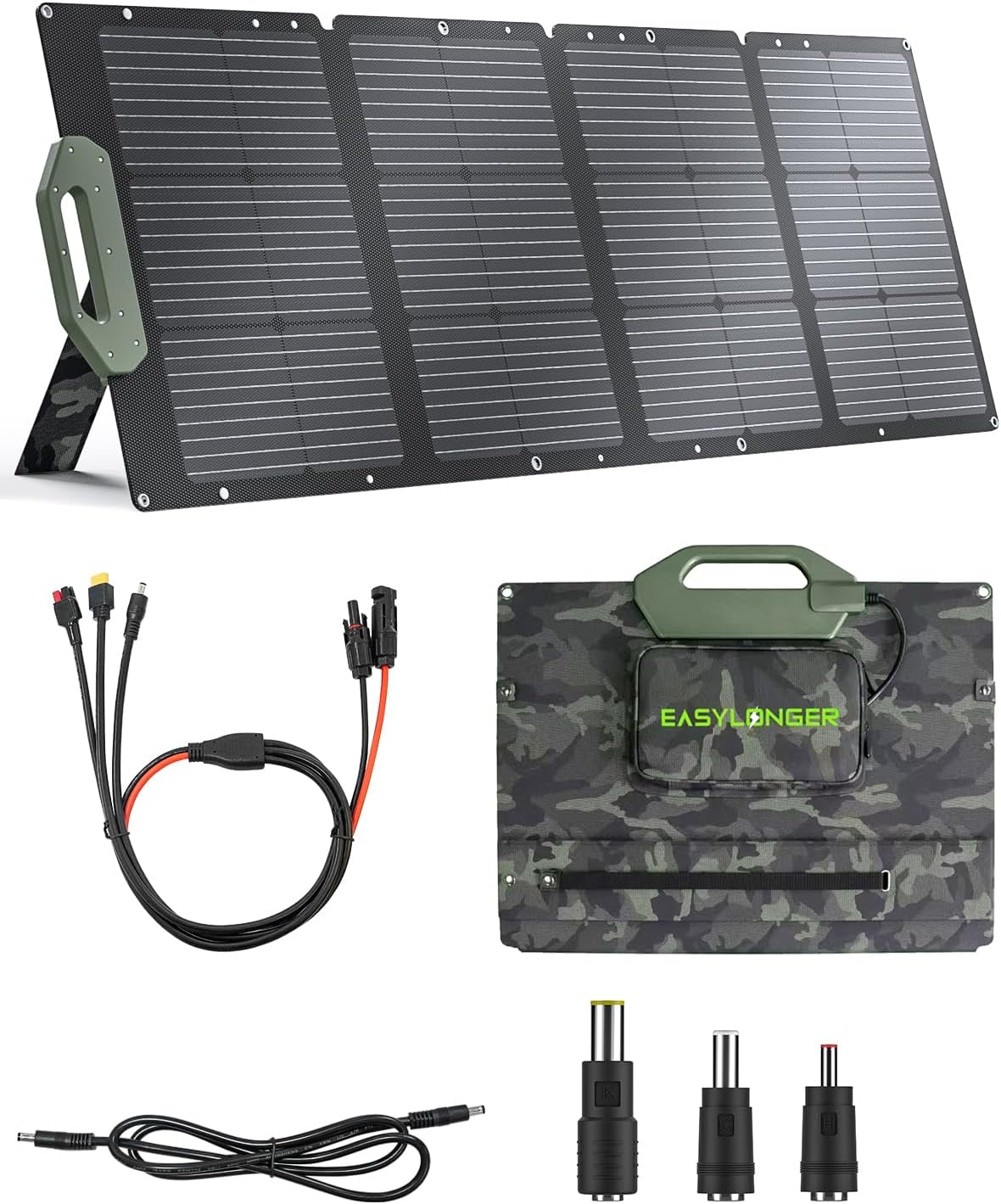 Portable 110W Solar Panel for CPAP Battery - EASYLONGER