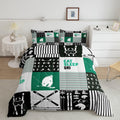 Ski Queen Comforter Set for Kids and Teens - Lightweight Warm Quilt