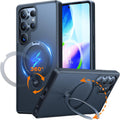 TORRAS 360 Spin Magnetic Stand Case for Samsung S25 Ultra - Slim