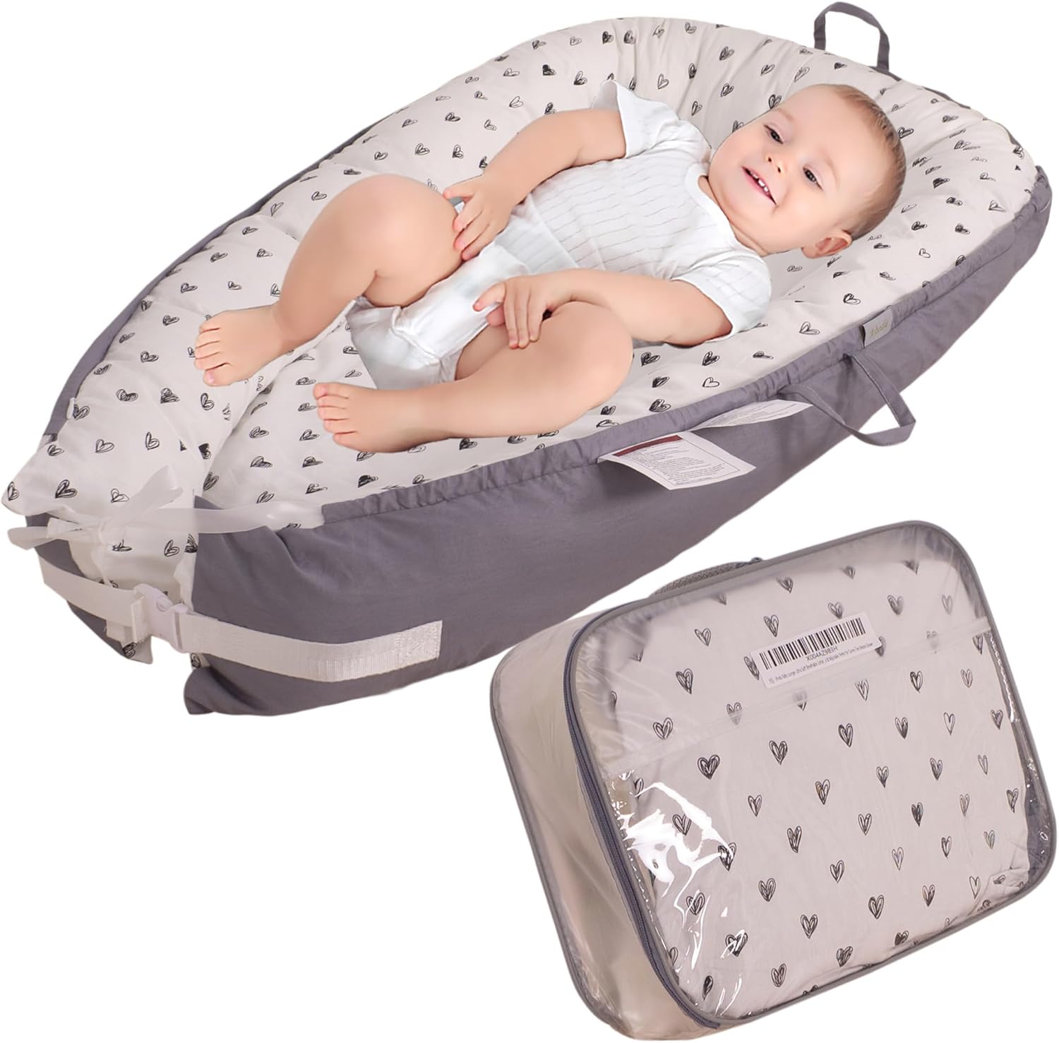 Portable Adjustable Baby Lounger for Tummy Time - Vtedu