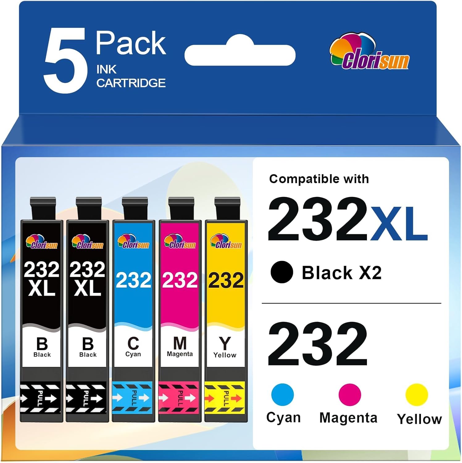 Print Sharp & Vibrant: Clorisun 232XL Ink Combo Pack