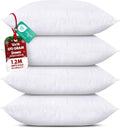 Utopia Bedding Throw Pillows Set of 4 12 x 16 in - Soft, Resilient
