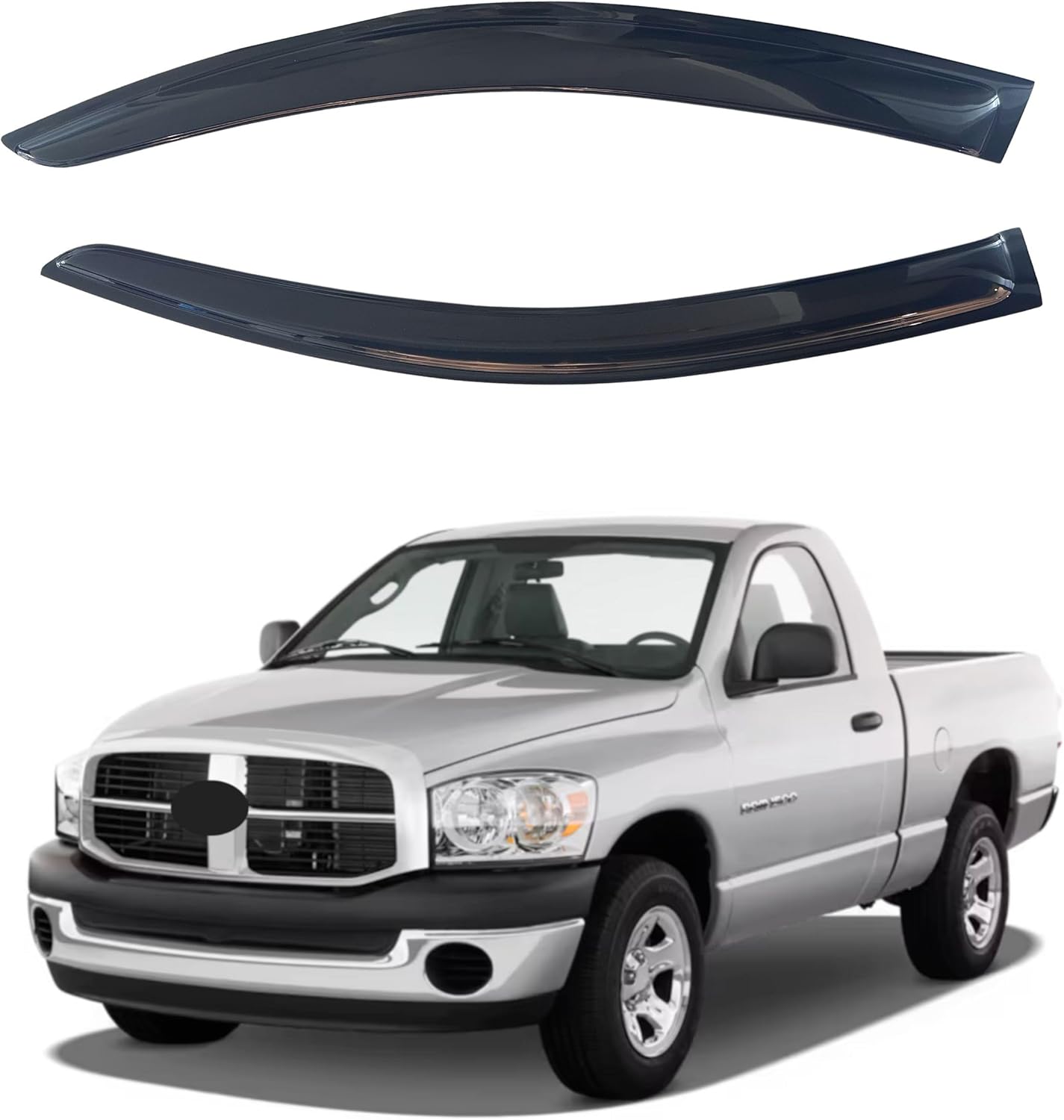 IG Window Rain Guards for Dodge Ram 1500 2500 3500 Standard Cab