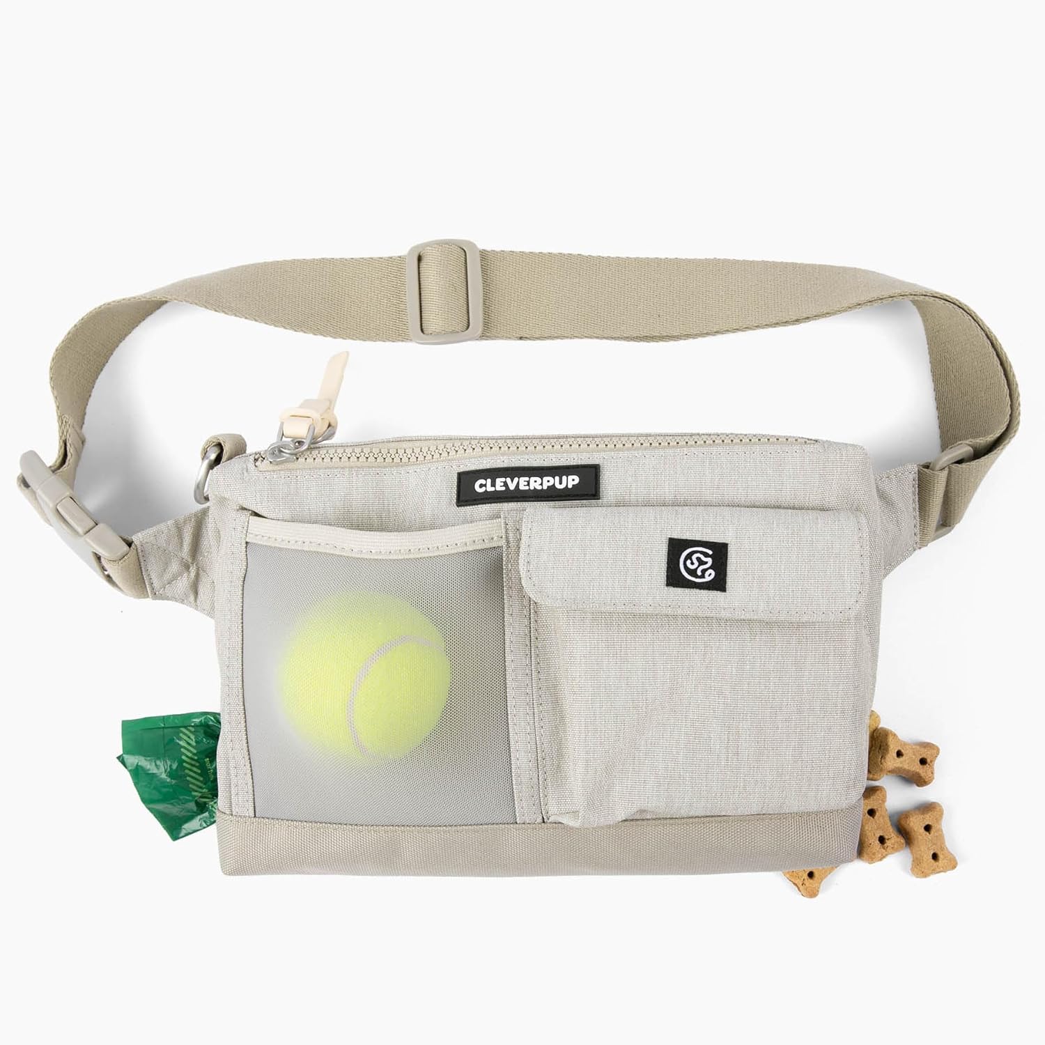 Dog Walk & Train Sling Bag - Hands-Free Treat Pouch & More