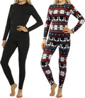 Thermal Underwear for Women Fleece Lined Long Johns Set - Cozy Warmth