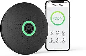 Airthings Wave Plus Black LTD Edition - Ultimate Air Quality Monitor