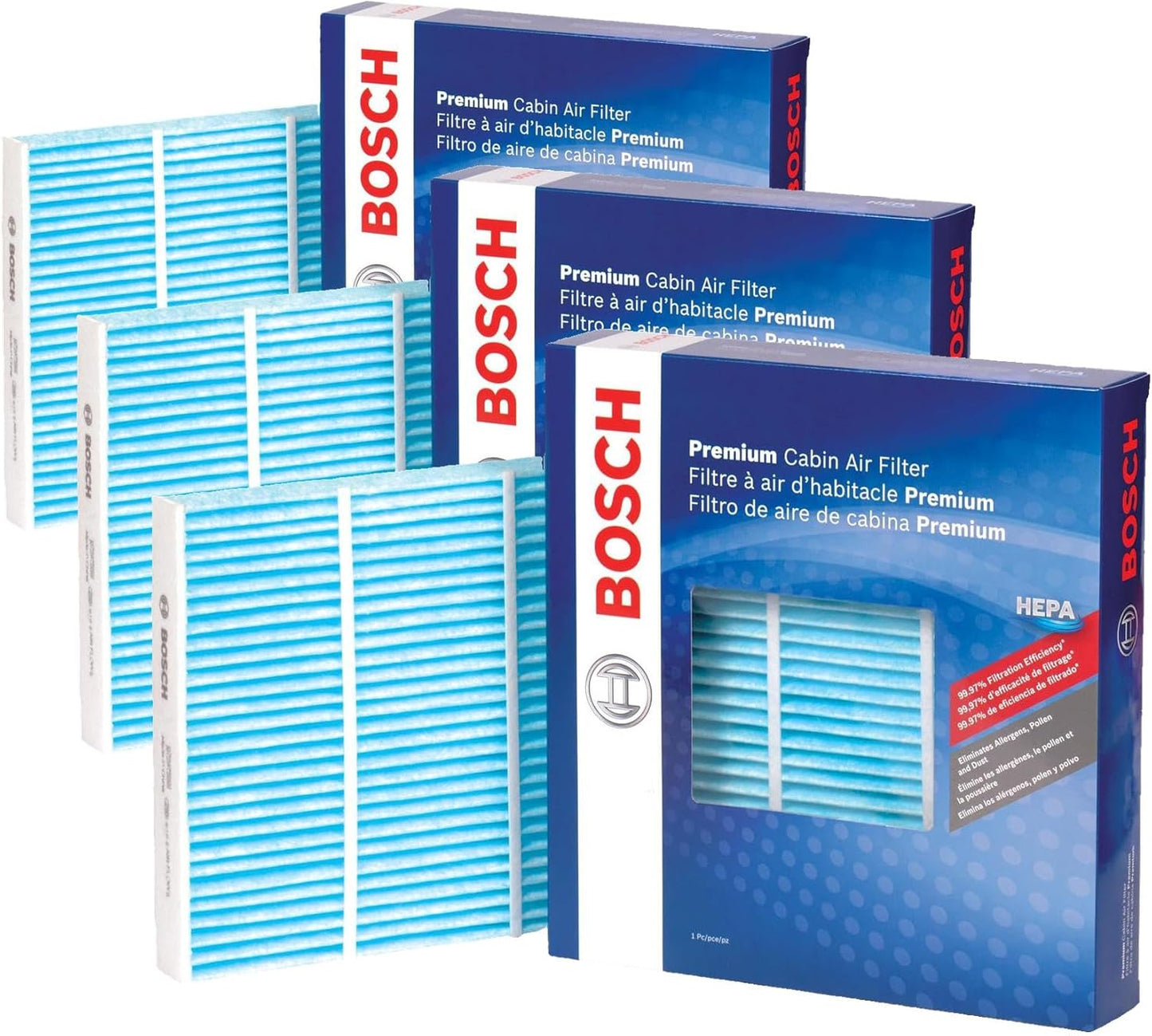 BOSCH HEPA Cabin Air Filter for Lexus, Subaru, Toyota Vehicles