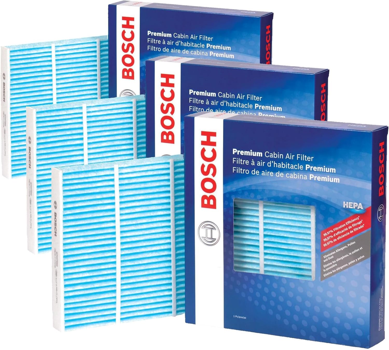 BOSCH HEPA Cabin Air Filter for Lexus, Subaru, Toyota Vehicles