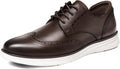 Men's Wingtip Sneakers - Casual Dress Style with Lightweight Comfort