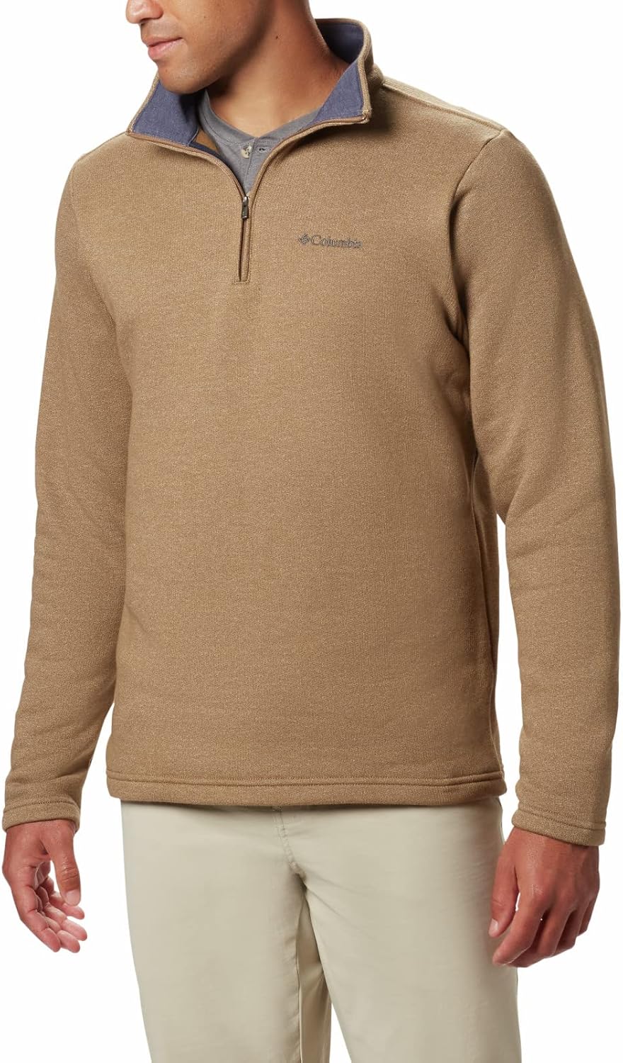 Columbia Men's Great Hart Mountain III Half Zip for Comfort